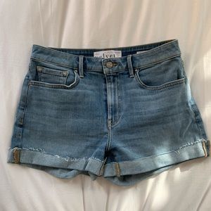 Velvet stretch shorts
